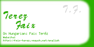 terez faix business card